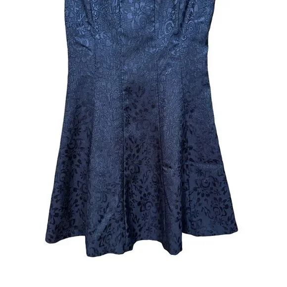 Max & Cleo Navy Blue Floral Dress - Picture 7 of 14